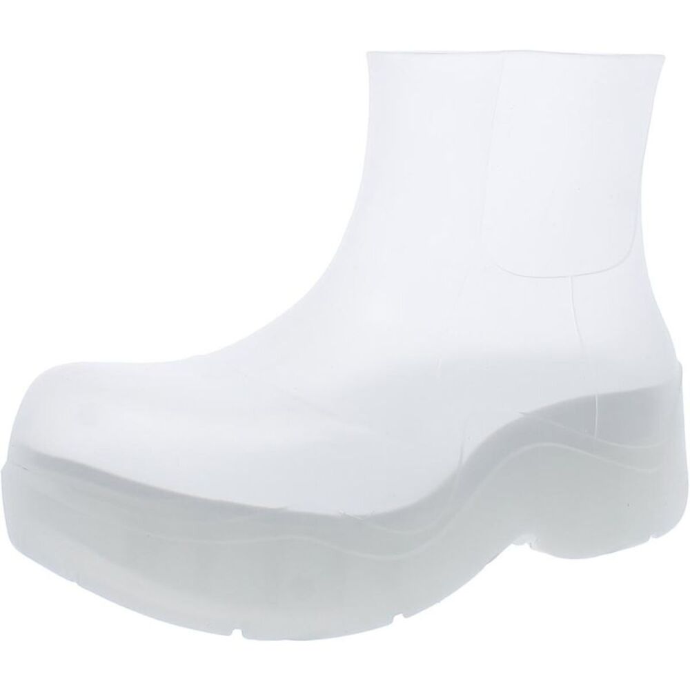 Bottega Veneta White Ankle Boots